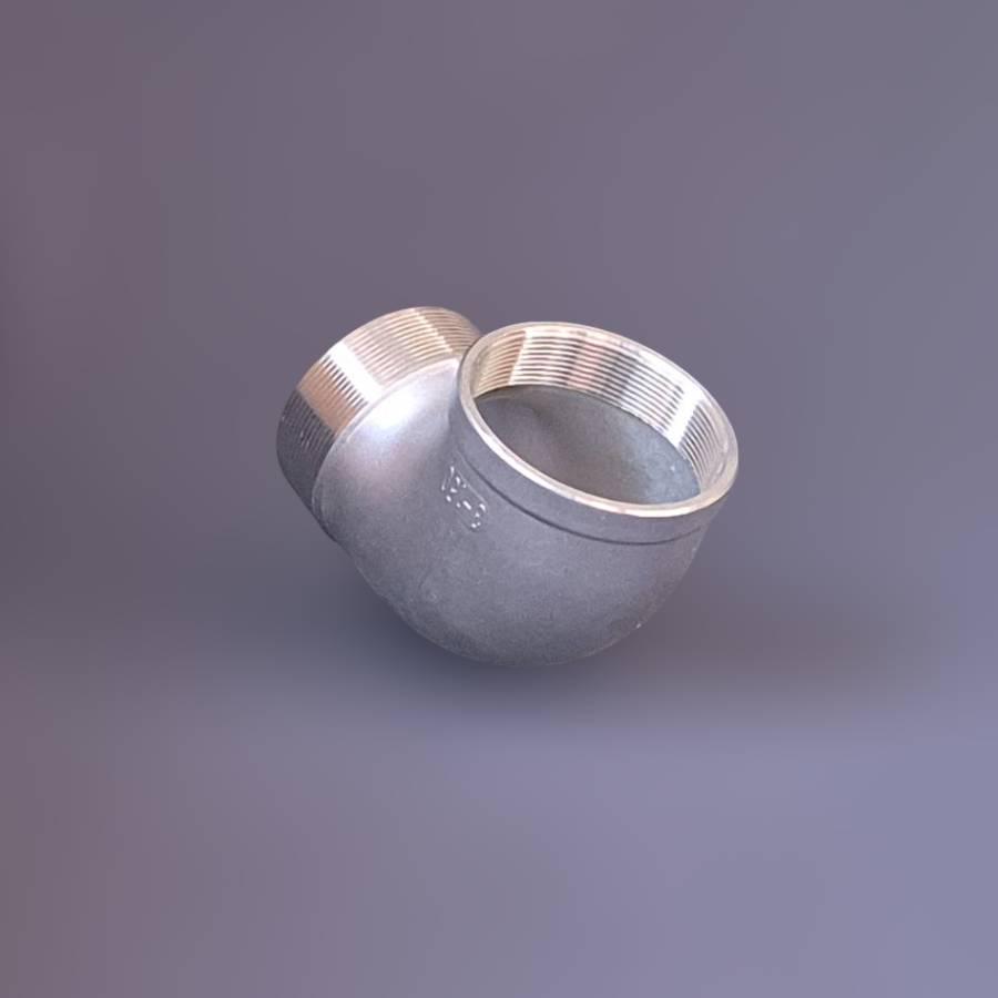 Відвід різьбовий DN80 ВН/ЗР BSPP н/ж сталь AISI304 90° Class 150 3" (29203143) - фото 3 Відвід різьбовий DN80 ВН/ЗР BSPP н/ж сталь AISI304 90° Class 150 3" (29203143) - фото 3