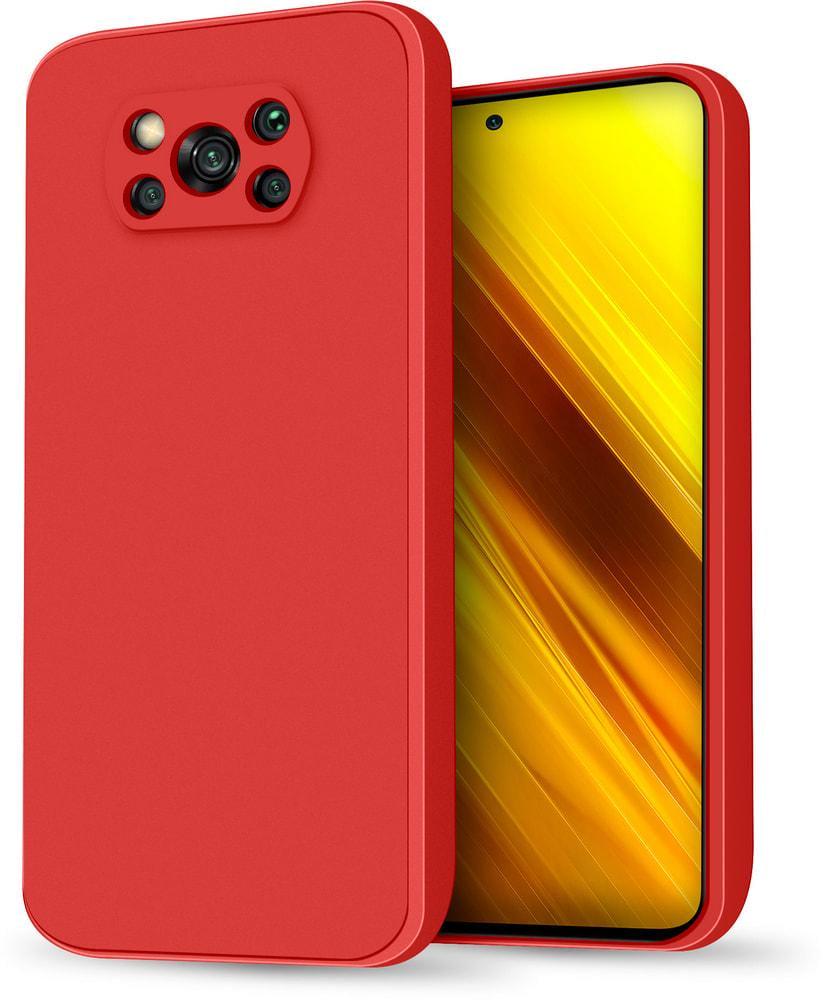 Силиконовый чехол HardCorner для Xiaomi Poco X3 Red (29998-2D)