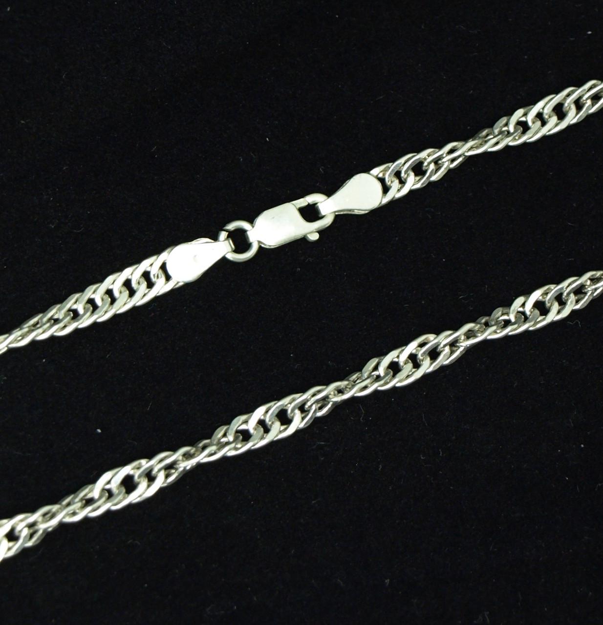 Цепочка из серебра проба 925 55 см (С51) - фото 3 Цепочка из серебра проба 925 55 см (С51) - фото 3