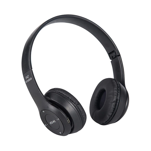 Навушники бездротові P47 Bluetooth Чорний (1819467353)