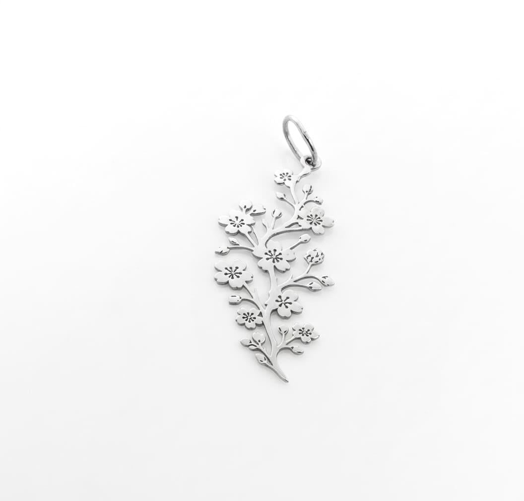 Кулон серебряный Maxi Silver 9693 Веточки сакуры (89693)