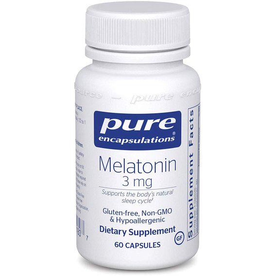 Мелатонин для сна Pure Encapsulations Melatonin 3 мг 60 Caps (PE-00180) Мелатонин для сна Pure Encapsulations Melatonin 3 мг 60 Caps (PE-00180)