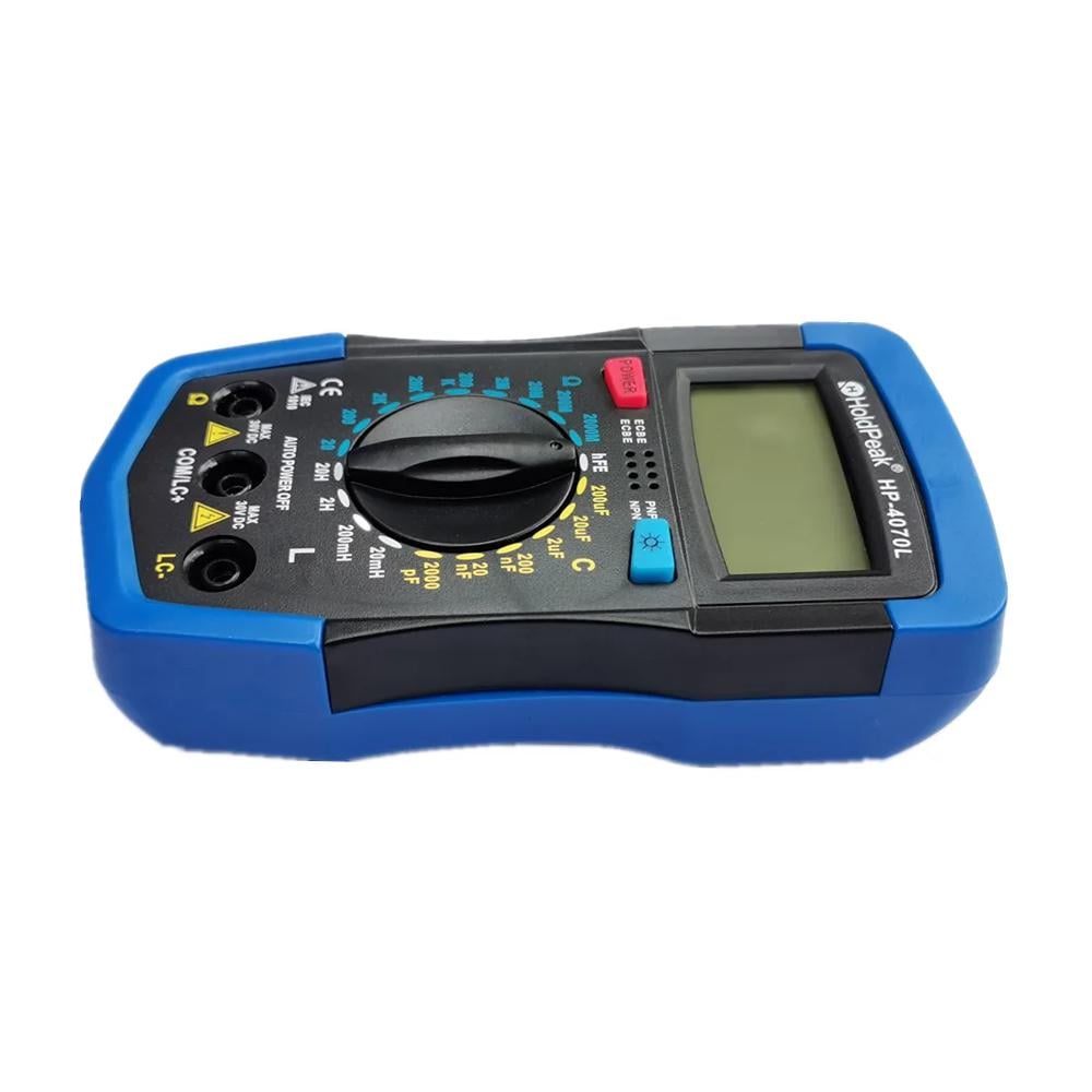 Мультиметр HoldPeak HP-4070L LCR-тестер цифровий 2000 відліків 2000МОм 200мкФ 20Гн (HP-4070L) - фото 12