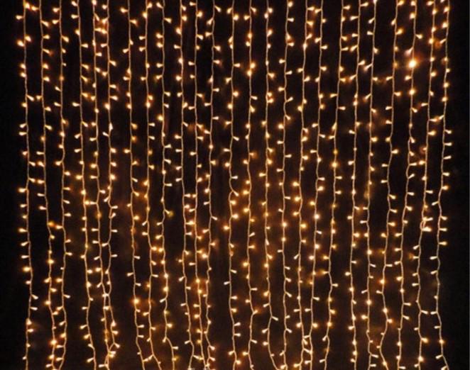 Гирлянда водопад Xmas 240 LED WW-3 2х2 м Теплый белый (1529319734)