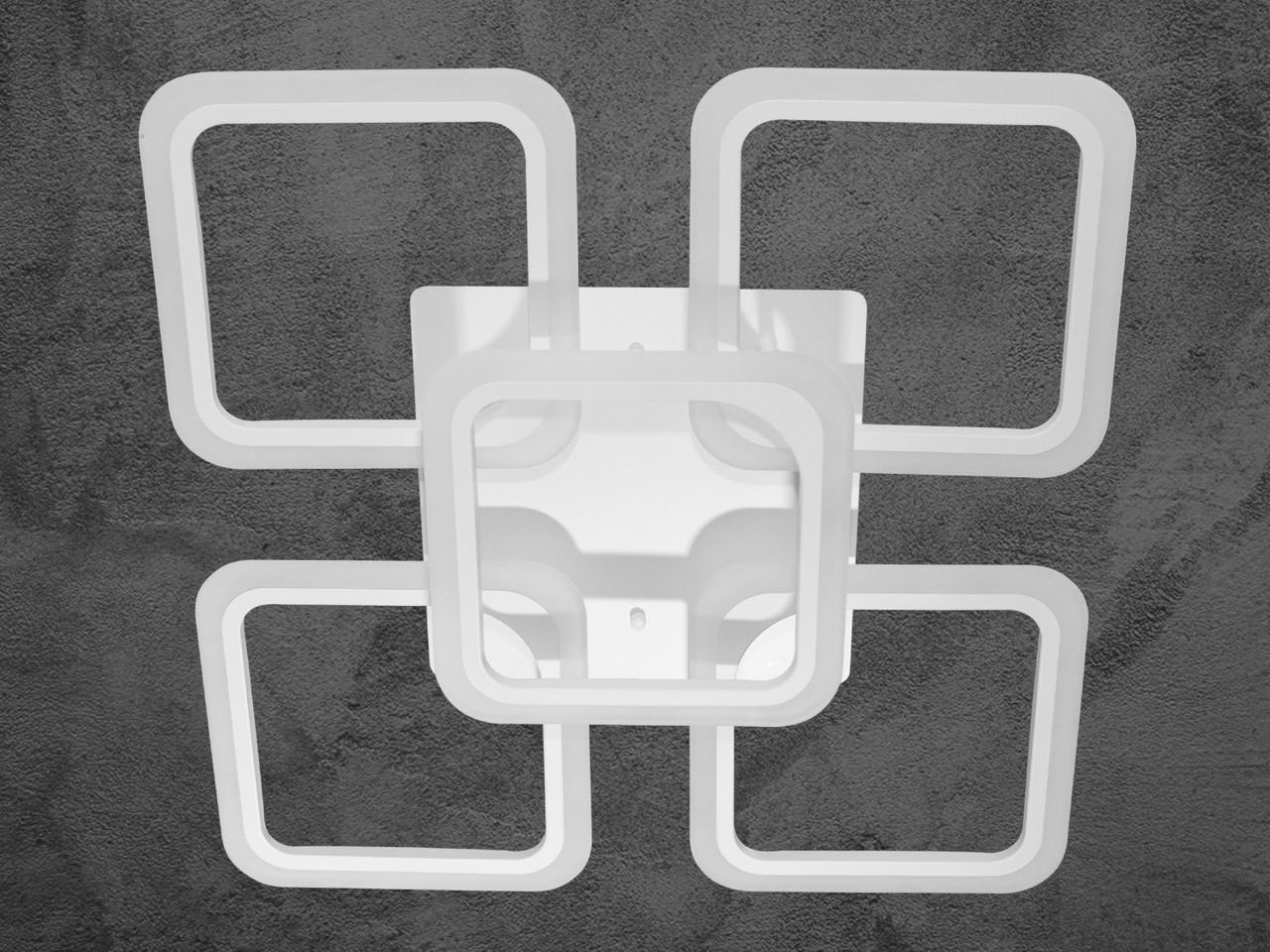 Люстра LED в спальню в стиле hi-tech A8060-4+1WHDIM-LS 90W на 13м2 Белый (1869388979) - фото 5 Люстра LED в спальню в стиле hi-tech A8060-4+1WHDIM-LS 90W на 13м2 Белый (1869388979) - фото 5