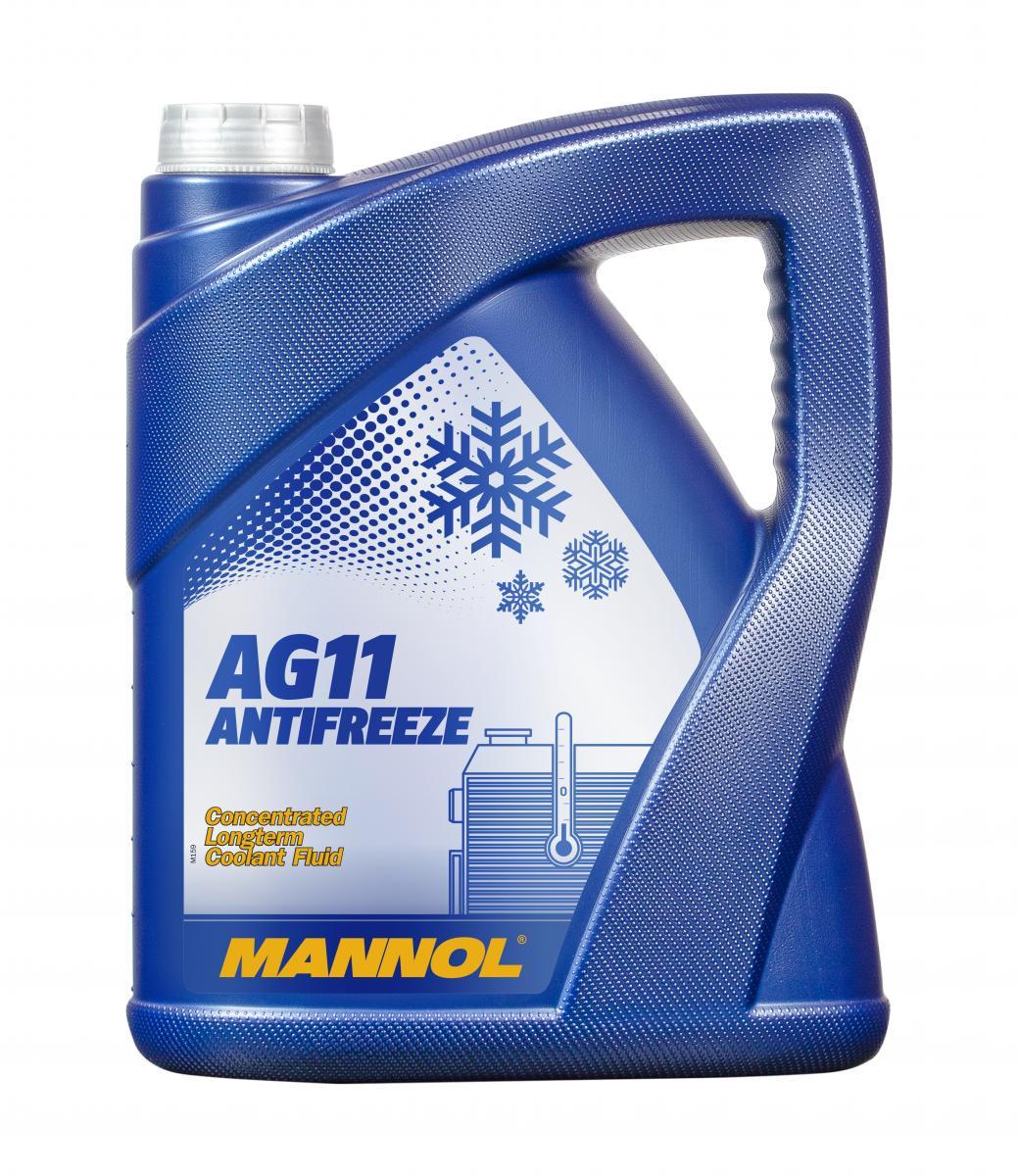 Концентрат антифризу Mannol 4111 Longterm Antifreeze AG11 5 л Синій (MN4111-5) - фото 1