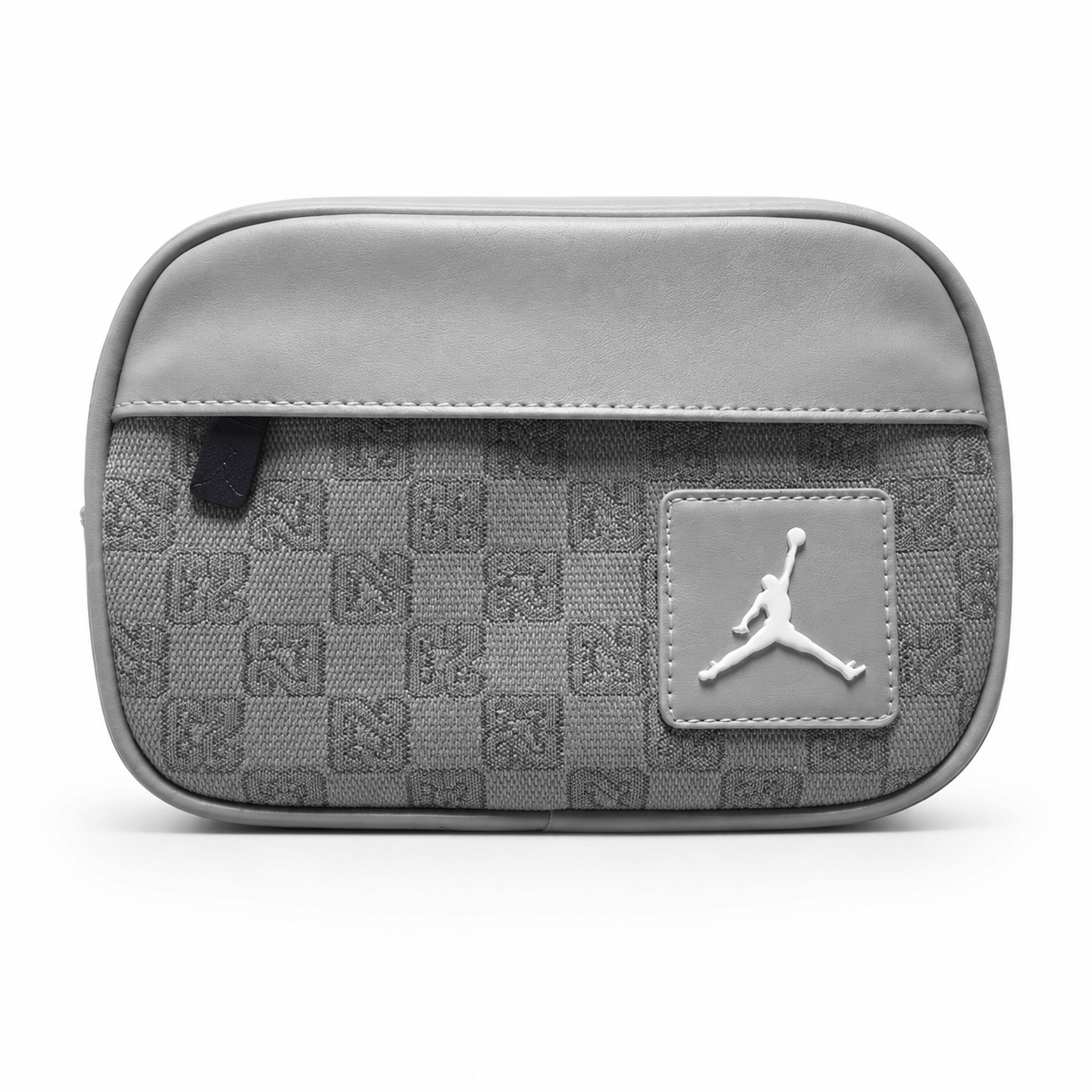 Сумка Monogram через плечо из полиэстера с регулируемым ремнем 20х13х7 см Серый