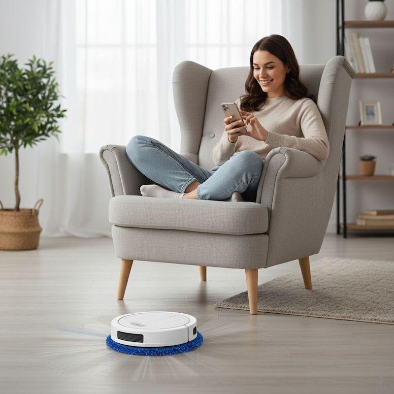 Робот-пылесос Vacuum Cleaner 3в1 для сухой и влажной уборки - фото 2