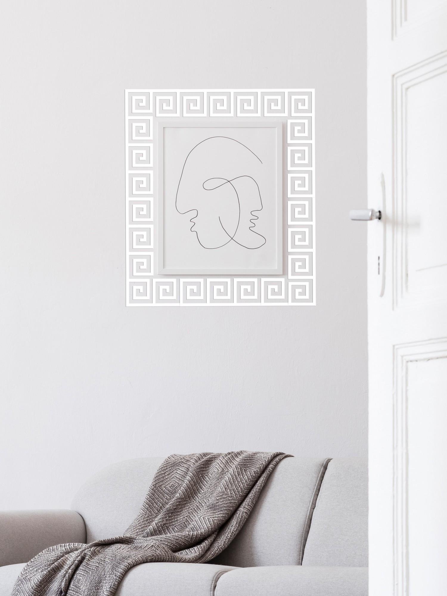 Наклейка интерьерная Миниандр на стену 5х4,5 см 24 шт. Белый (21994112) Наклейка интерьерная Миниандр на стену 5х4,5 см 24 шт. Белый (21994112)