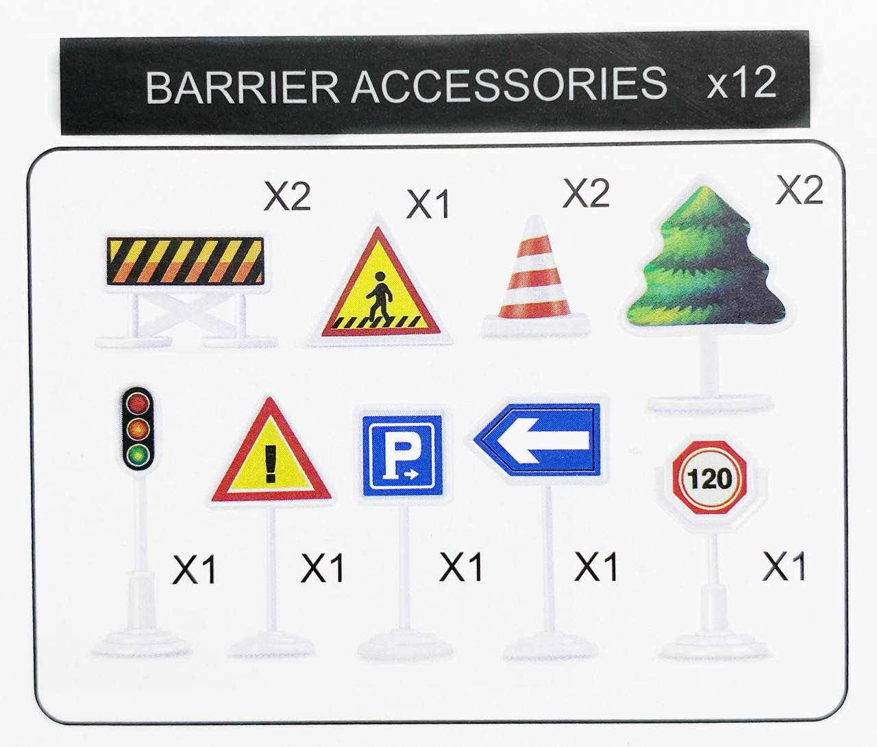 Мега трансформер Діно YM333-2 2в1 трейлер-автовоз з 3 машинками та бар'єрними аксесуарами для гри Зелений (2373698223) - фото 8 Мега трансформер Діно YM333-2 2в1 трейлер-автовоз з 3 машинками та бар'єрними аксесуарами для гри Зелений (2373698223) - фото 8