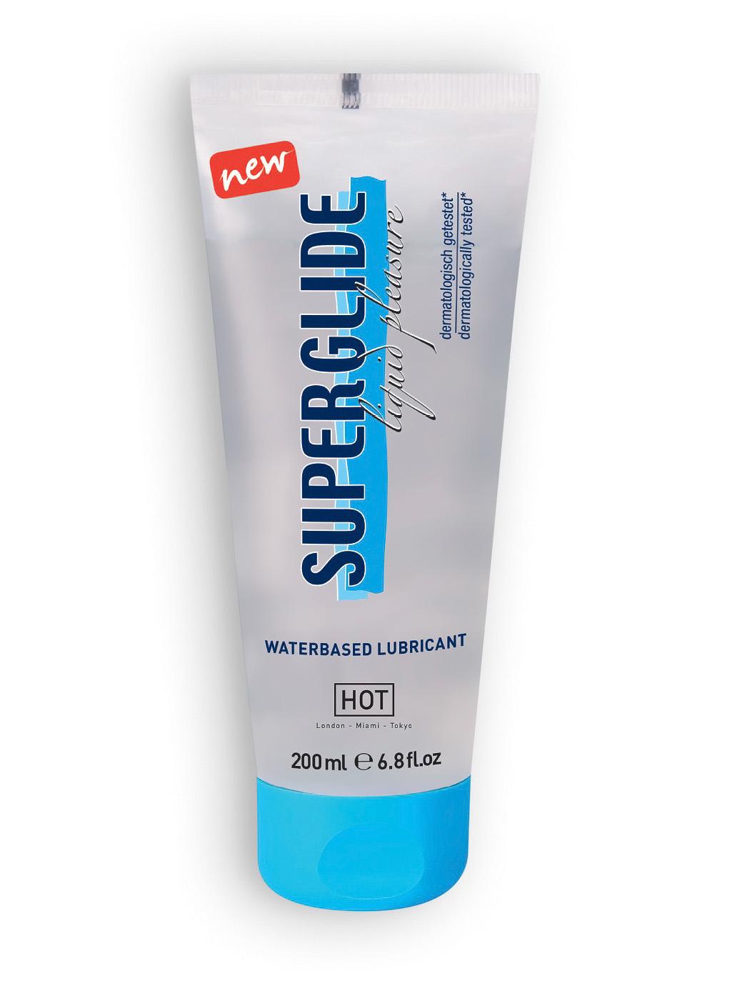 Лубрикант суперскользский на водной основе Superglide Liquid Pleasure 200 мл