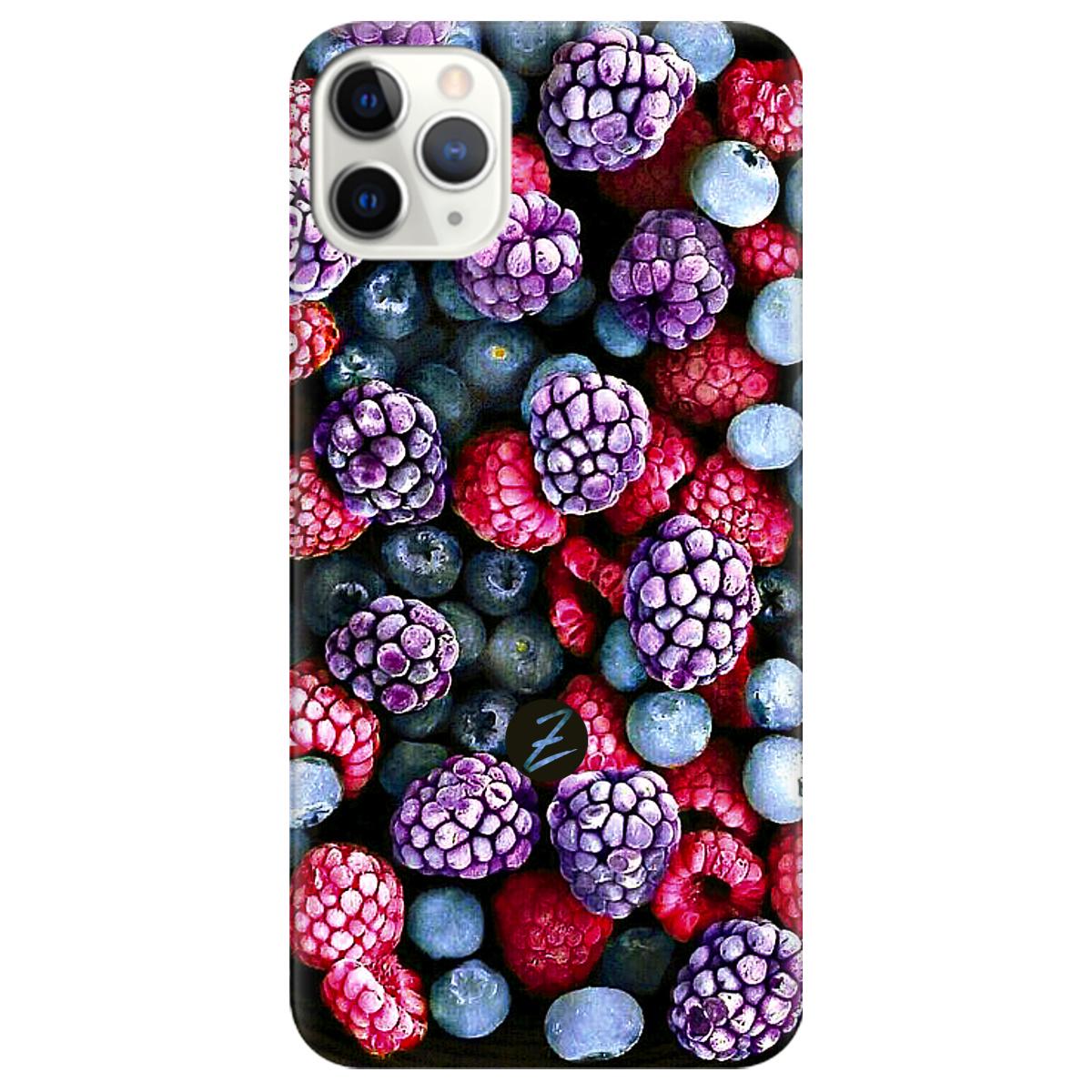 Силіконовий чохол Zorrov для Apple iPhone 11 Pro Max - Frosty berry (12180040179072403)