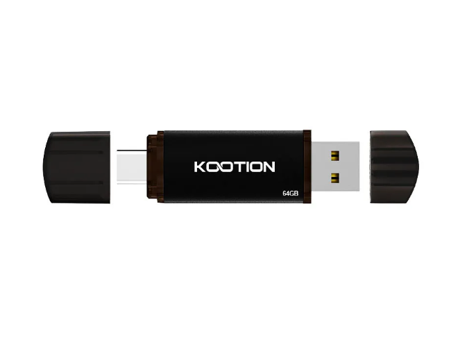 Флеш-накопичувач KOOTION U209 USB A та USB type-C 64 GB (11268707) - фото 1