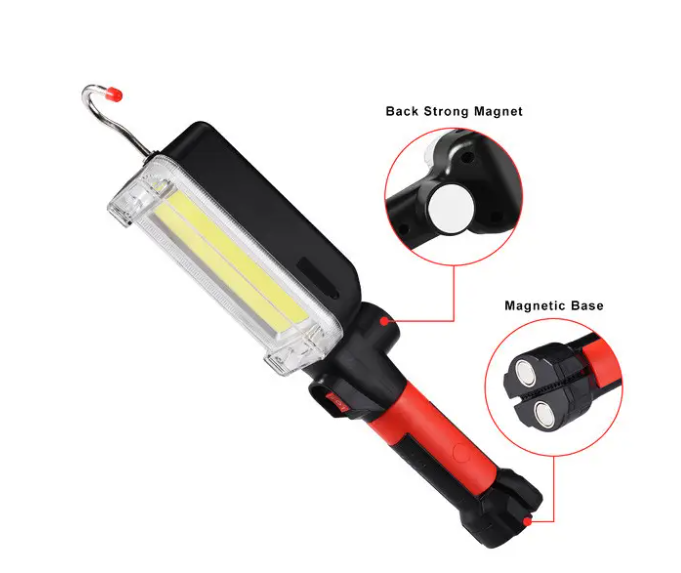 Ліхтар акумуляторний з гачком та магнітом 8859 60 LED для СТО 2x18650 (1700163870) - фото 10 Ліхтар акумуляторний з гачком та магнітом 8859 60 LED для СТО 2x18650 (1700163870) - фото 10