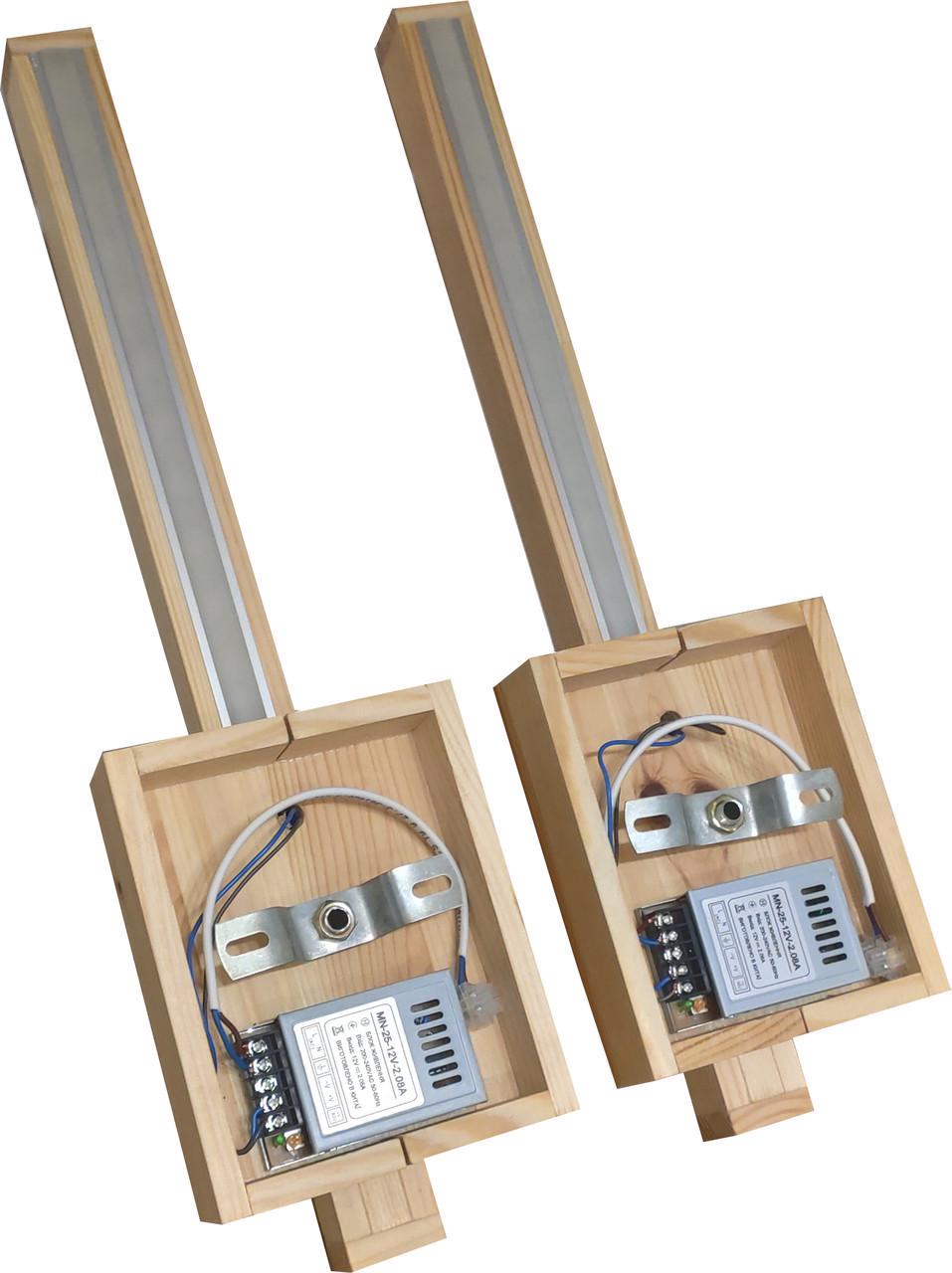 Бра на стіну світлодіодний дерев'яний (2089139141) - фото 10 Бра на стіну світлодіодний дерев'яний (2089139141) - фото 10