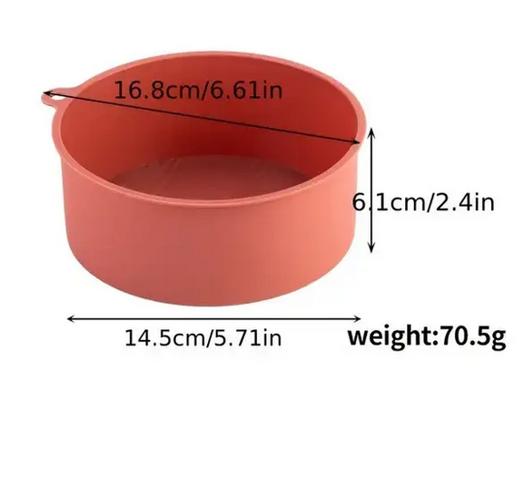 Форма силіконова для випічки 14,5 см Сірий (SAM-7719) - фото 3 Форма силіконова для випічки 14,5 см Сірий (SAM-7719) - фото 3