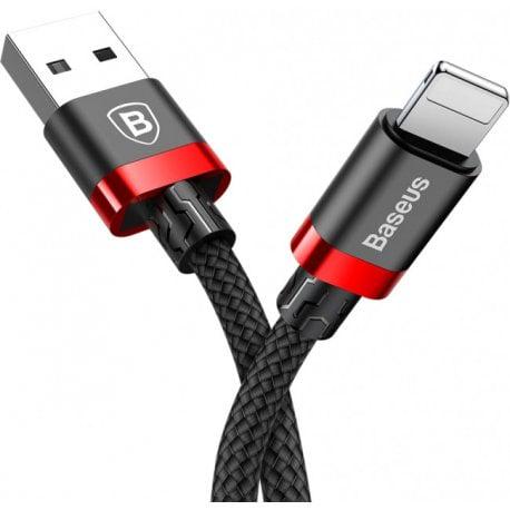 Кабель BASEUS Cable Lightning USB 1 м 2A Red/Black (CALKLF-B19)