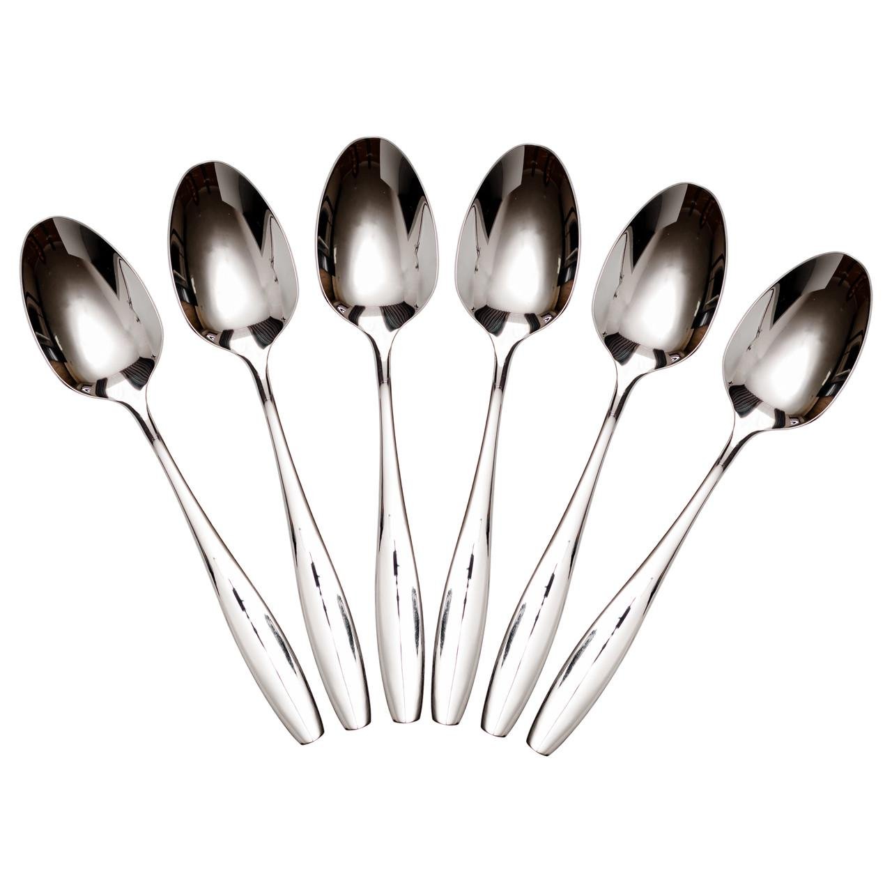 Набор столовых ложек ENGLAND из нержавеющей стали 6 шт. (HP-8-17) - фото 2 Набор столовых ложек ENGLAND из нержавеющей стали 6 шт. (HP-8-17) - фото 2