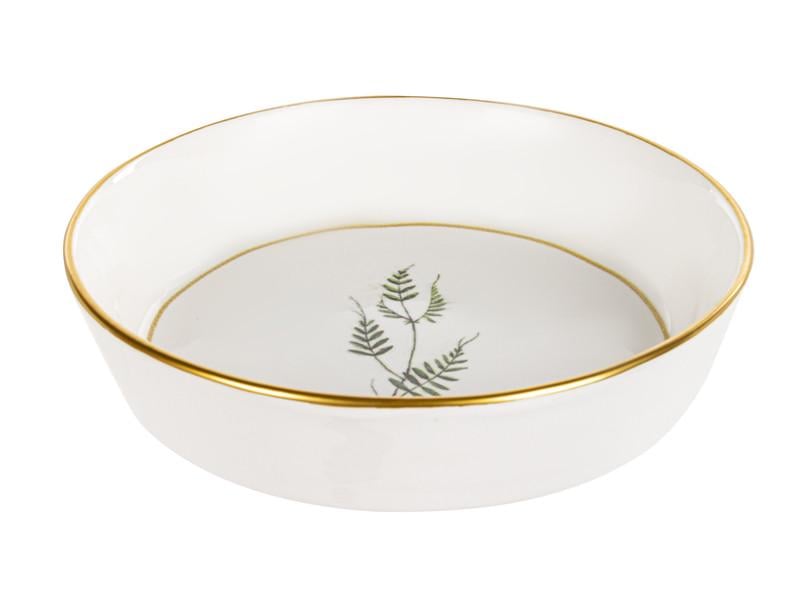 Блюдо Lefard Floral сервировочное фарфоровое 23с м (769-078)