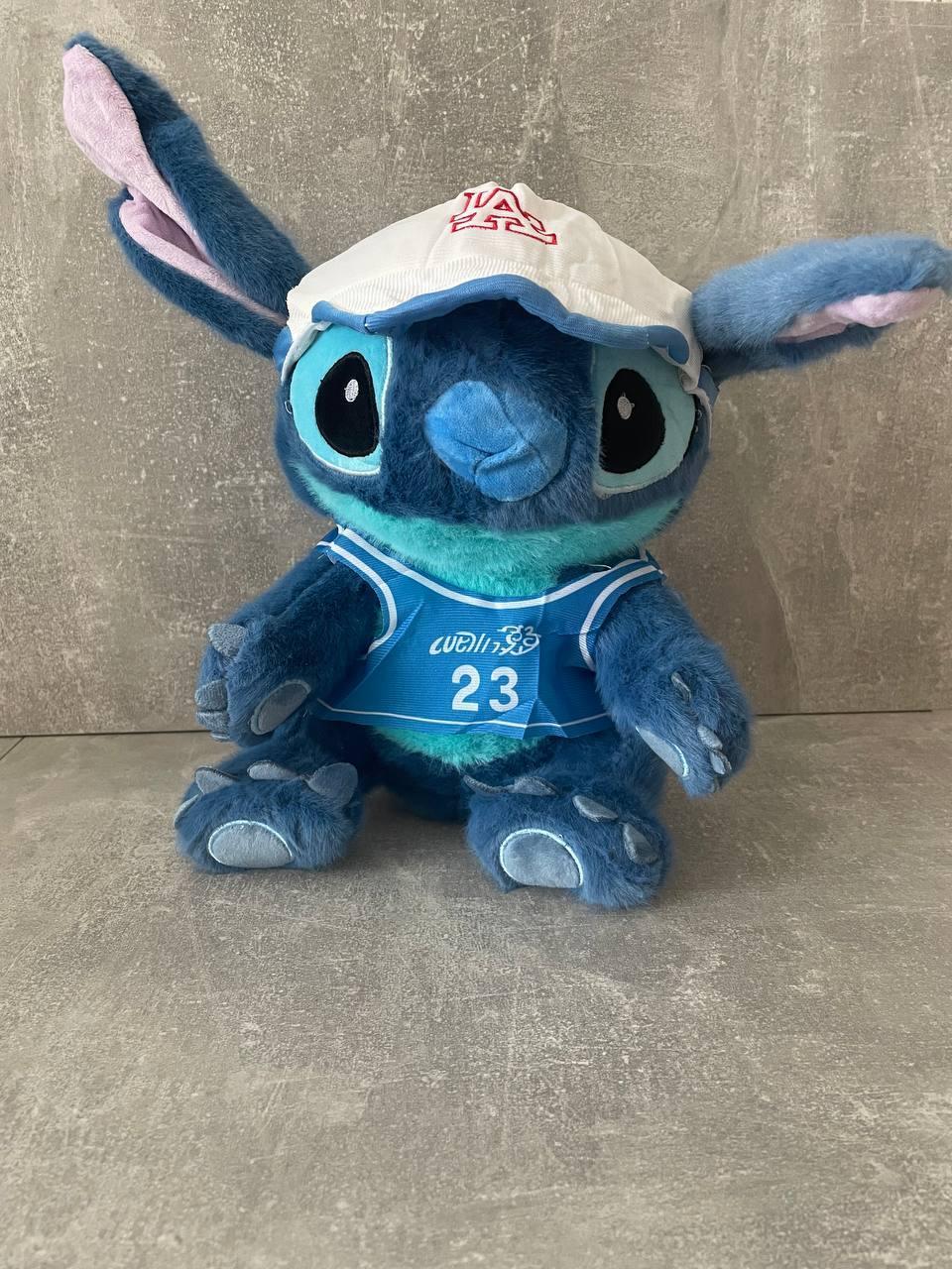 Игрушка мягкая Стич 30 см в синей одежде (598-56)