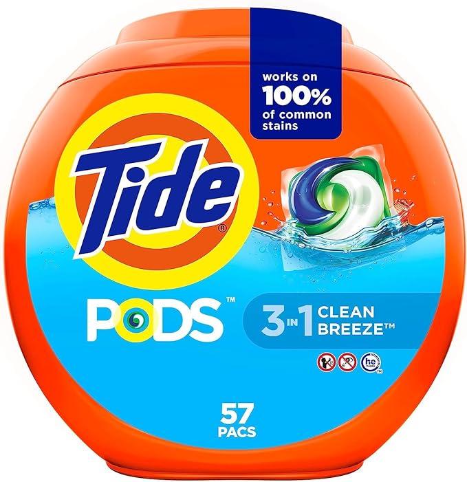 Капсули для прання Tide Pods Clean Breeze 57 капс.