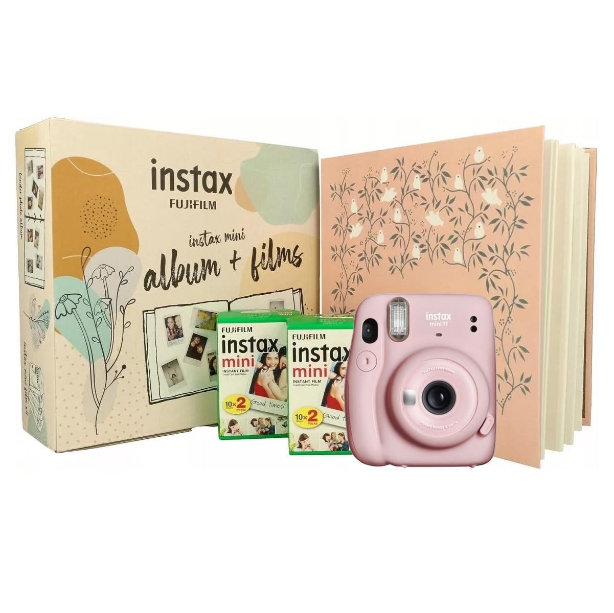 Камера моментального друку Fujifilm Instax Mini 11 + Фотоальбом + Фотопленка 40 шт. Pink
