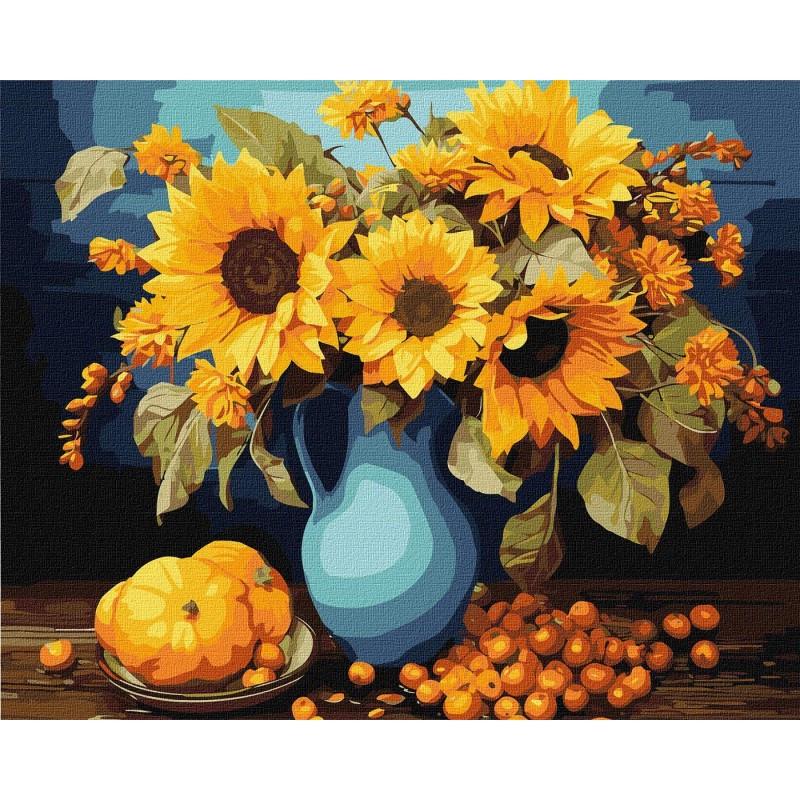 Картина за номерами Ideyka KHO3264 Соняшникова гармонія 40х50 см (2679549420)
