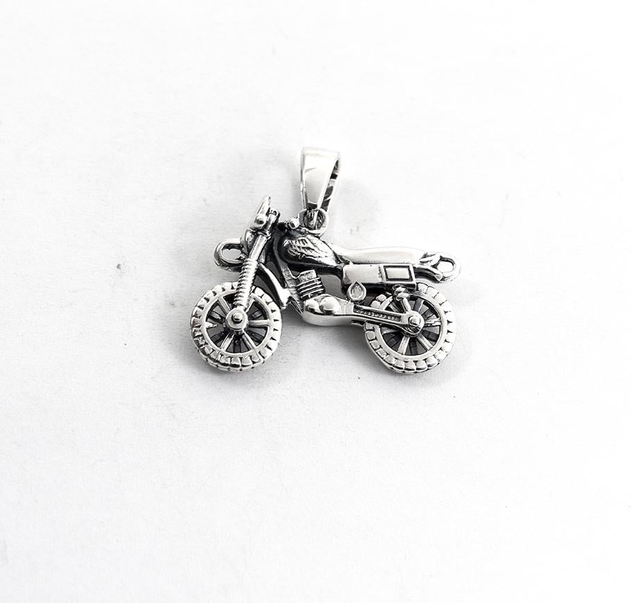 Кулон в виде мотоцикла Maxi Silver 9584 (89584)