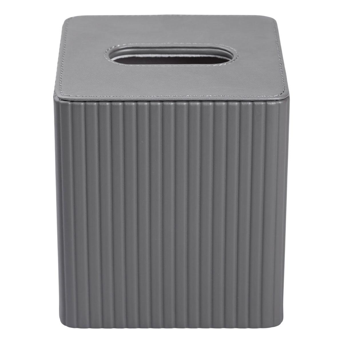 Серветниця з екошкіри квадратна HP-3-201G 13х13х14,5 см Сірий (A-033499) - фото 2 Серветниця з екошкіри квадратна HP-3-201G 13х13х14,5 см Сірий (A-033499) - фото 2