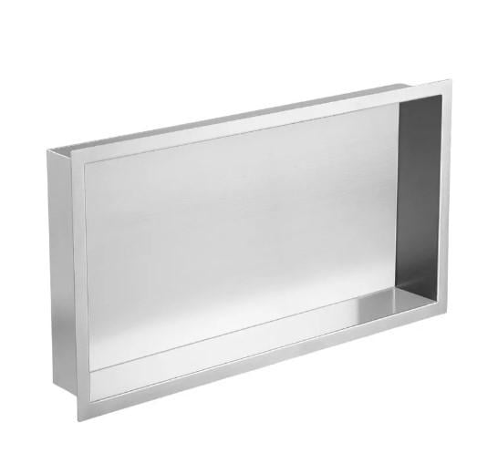 Полка-ниша для ванной комнаты MIXXUS Premium NICHE-0102 из нержавеющей стали SUS304 (MI6679) Полка-ниша для ванной комнаты MIXXUS Premium NICHE-0102 из нержавеющей стали SUS304 (MI6679)