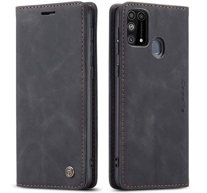 Чохол книжка з магнітом CaseMe на Samsung Galaxy M31 M315 Black (15542-2B) Чохол книжка з магнітом CaseMe на Samsung Galaxy M31 M315 Black (15542-2B)