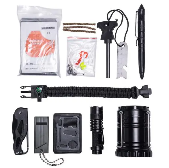 Набір для виживання туристичний 27в1 з підсумком - фото 3