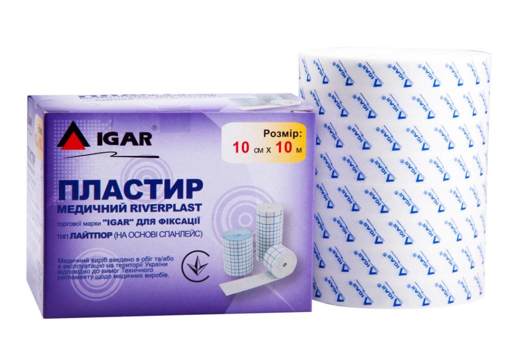 Пластир Лайтпор фіксувальний 10 см 10 м (17853775)