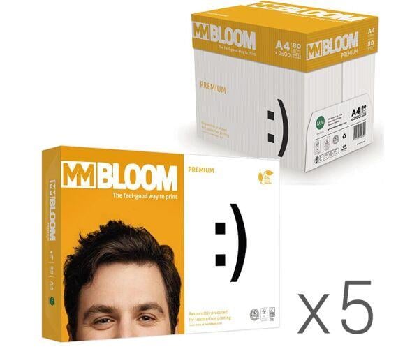 Офісний папір Bloom MM Premium А4 А 80 г/м2 5 шт. х 500 аркушів Білий (17664) - фото 2 Офісний папір Bloom MM Premium А4 А 80 г/м2 5 шт. х 500 аркушів Білий (17664) - фото 2