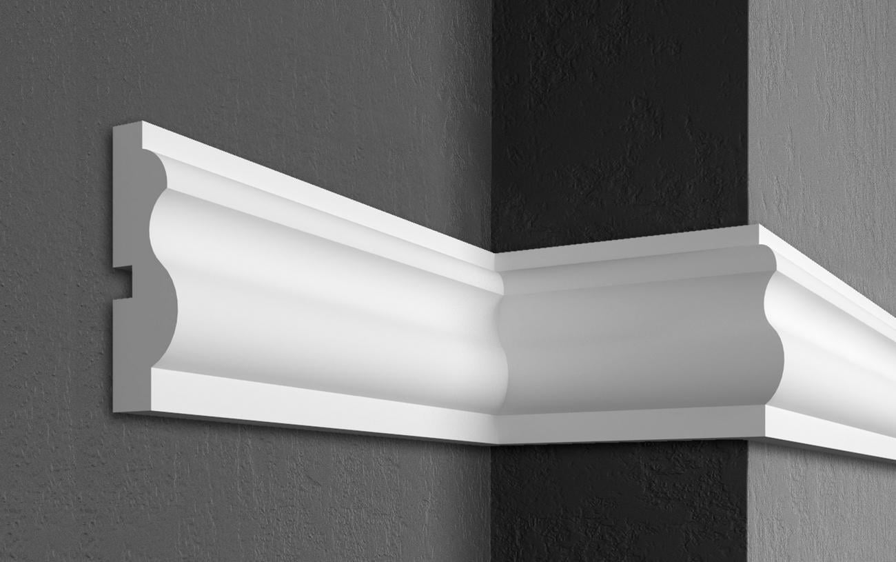 Карниз Prestige decor MC 151 без покрытия 100x30 мм 2000 мм (12370326)