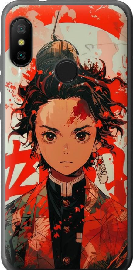 Чехол на Xiaomi Mi A2 Lite Тандзиро Камадо (6131u-1522-42517)