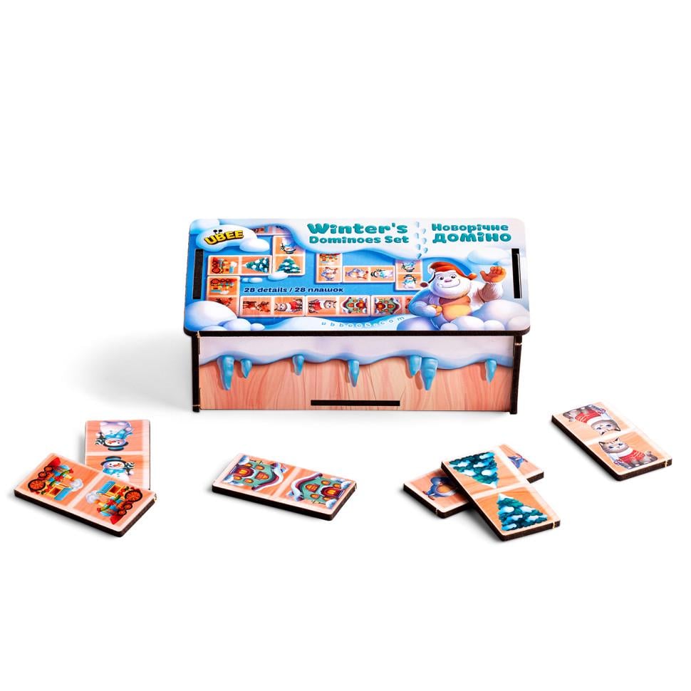 Настільна гра Новорічне доміно PSD242 28 плашок (RLT34842) - фото 2