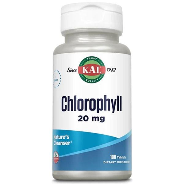 Комплекс для пищеварения KAL Chlorophyll 20мг 100 табл. (000026855)