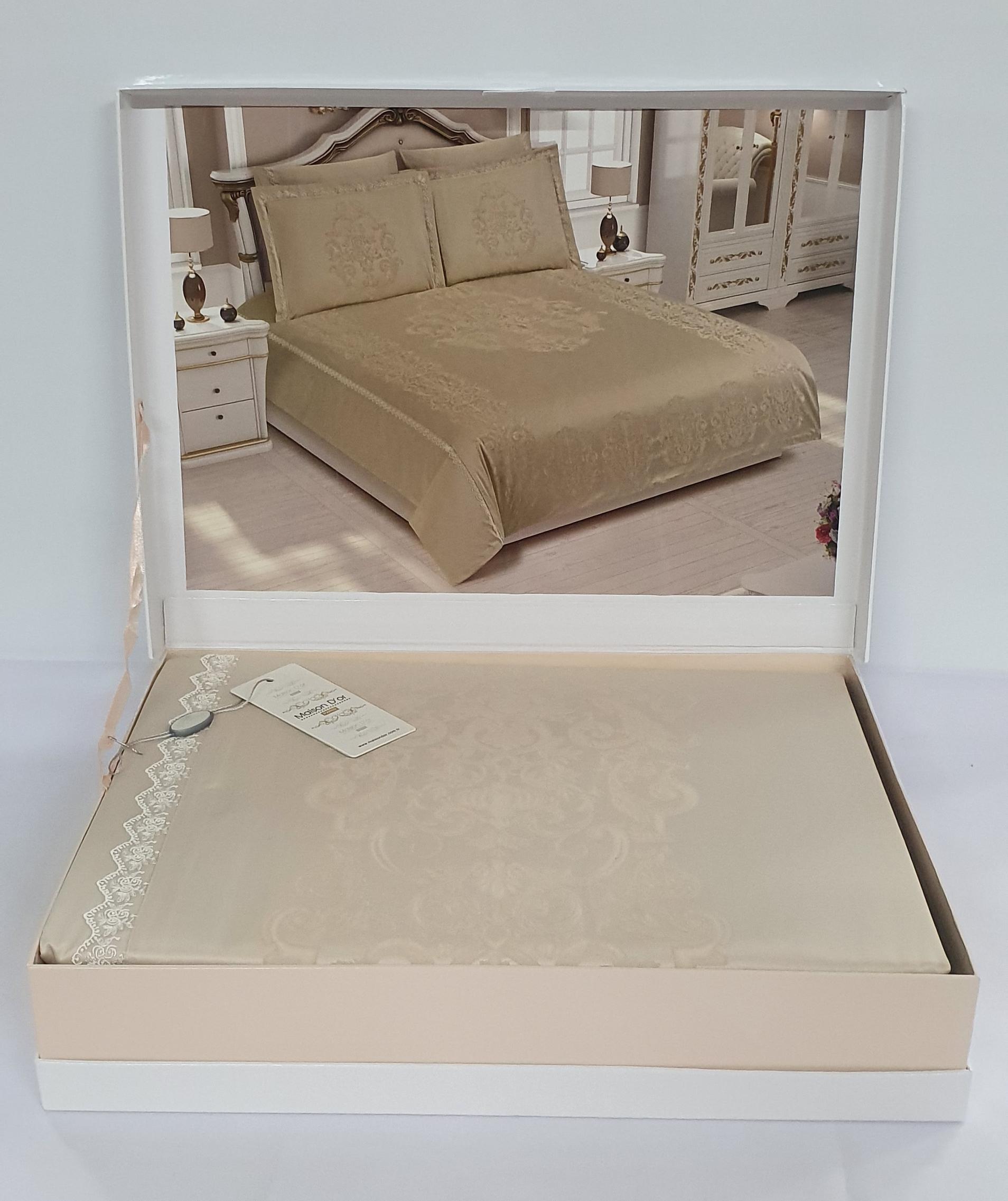 Комплект постельного белья Maison D'or 200х220 Adrienne Beige (02MD200220SBAdrienne04)