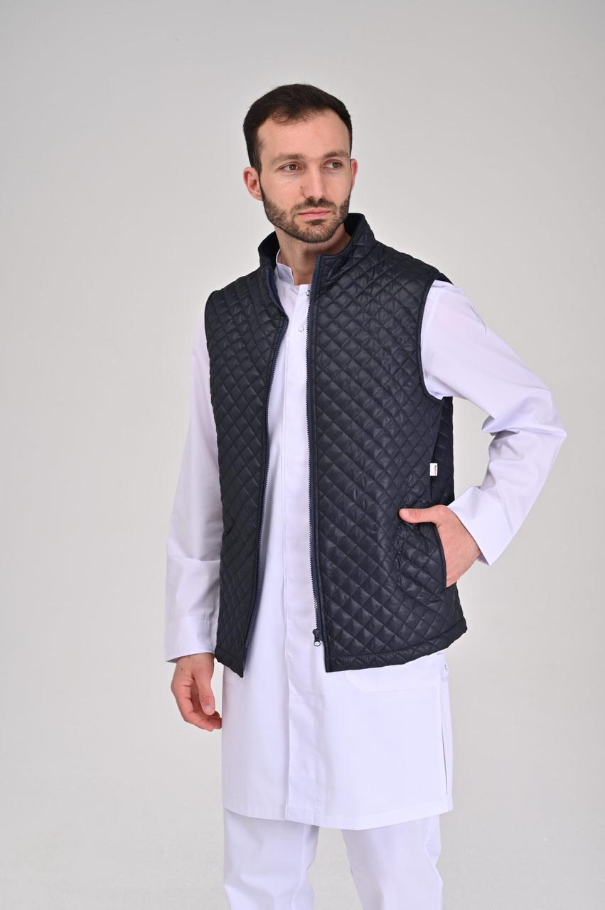 Жилет медичний чоловічий теплий TopLine Юкон 2 р. 46 Синій (31500-10-(46) - фото 4 Жилет медичний чоловічий теплий TopLine Юкон 2 р. 46 Синій (31500-10-(46) - фото 4