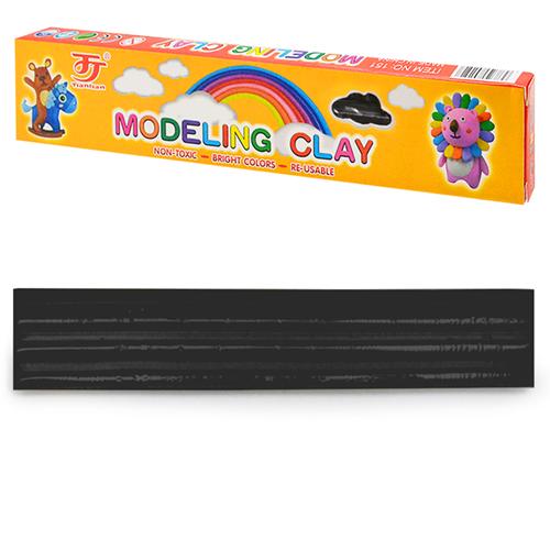 Пластилін Stenson Modeling Clay ST02296 75 г Чорний (11120217) - фото 1