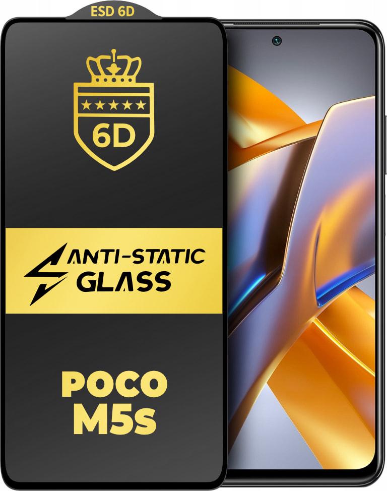 Стекло защитное 6D Anti-Static Xiaomi Poco M5s Glass Shield (33243)