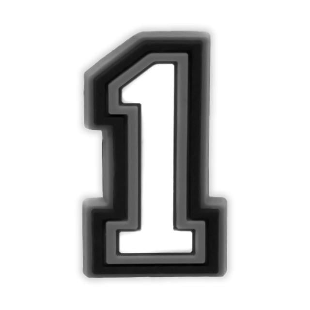 Джибитсы для кроксов Цифра 1 (HYB201-28)