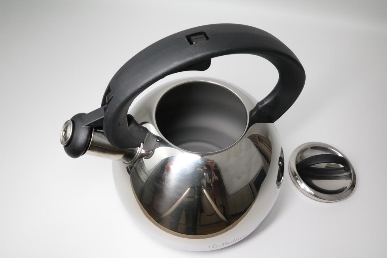 Чайник для плиты Bollire со свистком 2,5 л (BR-3006) - фото 2 Чайник для плиты Bollire со свистком 2,5 л (BR-3006) - фото 2