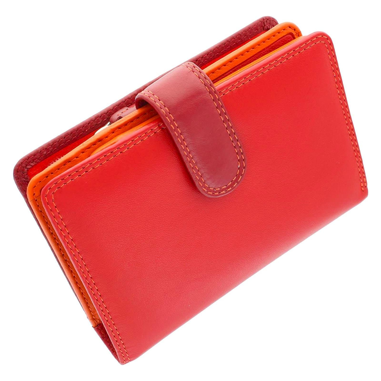 Кошелек женский кожаный Visconti RB51 - Fiji Red multi