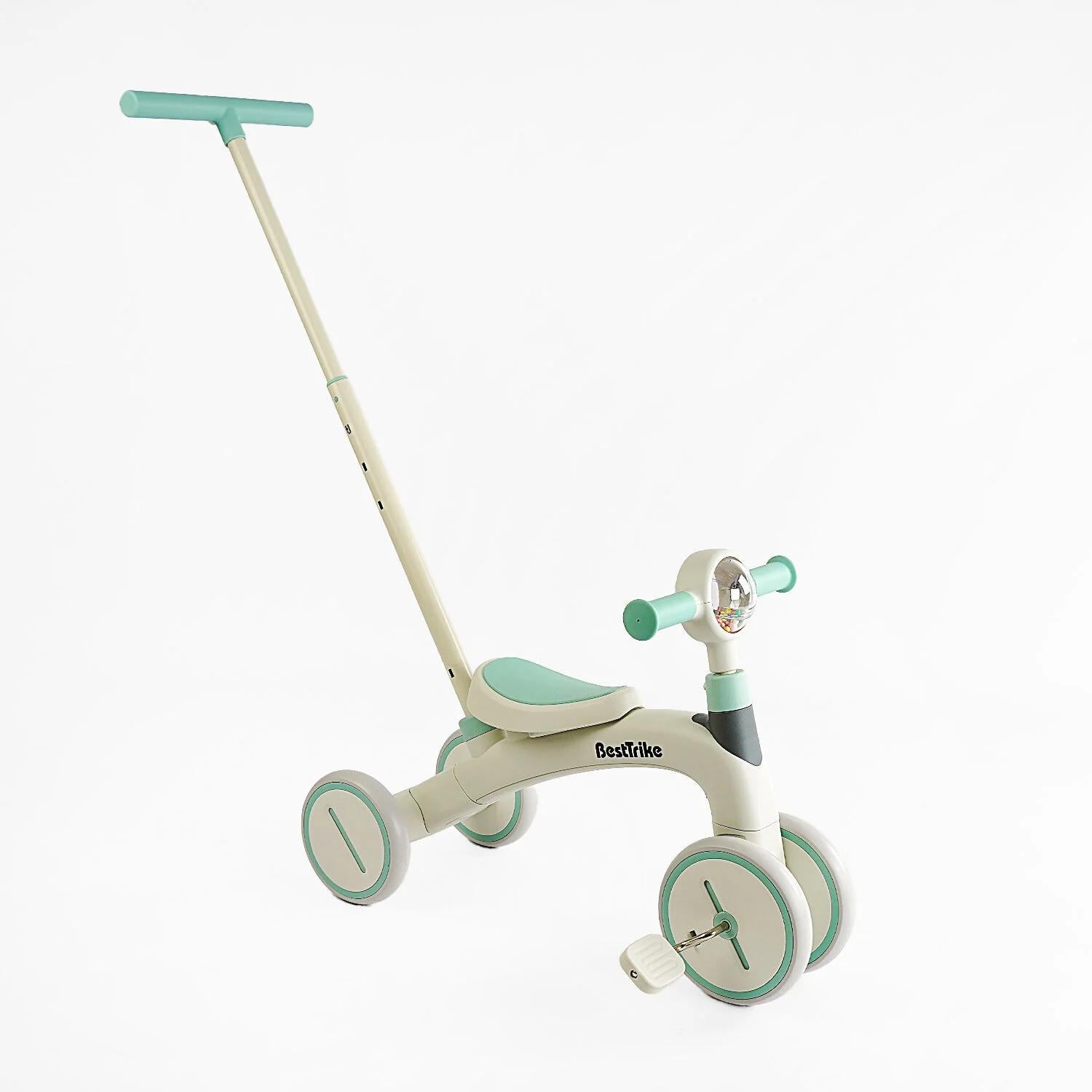 Детский велосипед трехколесный Best Trike BST-410 рама из нейлона/колеса передние 8"/задние 6" (25365269)