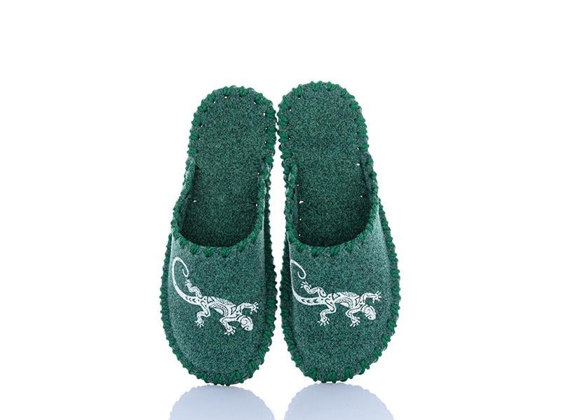 Тапочки фетровые мужские VENDS 304 р. 40-41 Зеленый
