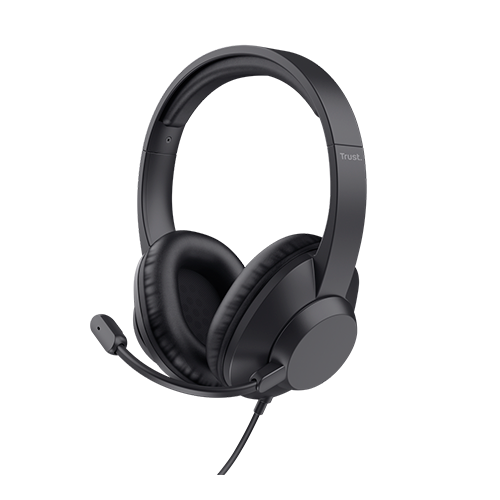 Гарнитура Trust Ayda Max USB headset 20-20000 Hz 32 Ом 95 дБ USB-A кабель 1,8 м Black (25461)