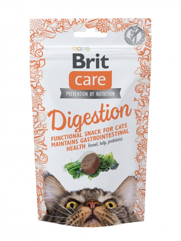 Ласощі для котів Brit Care Cat Snack Digestion з тунцем 50 г