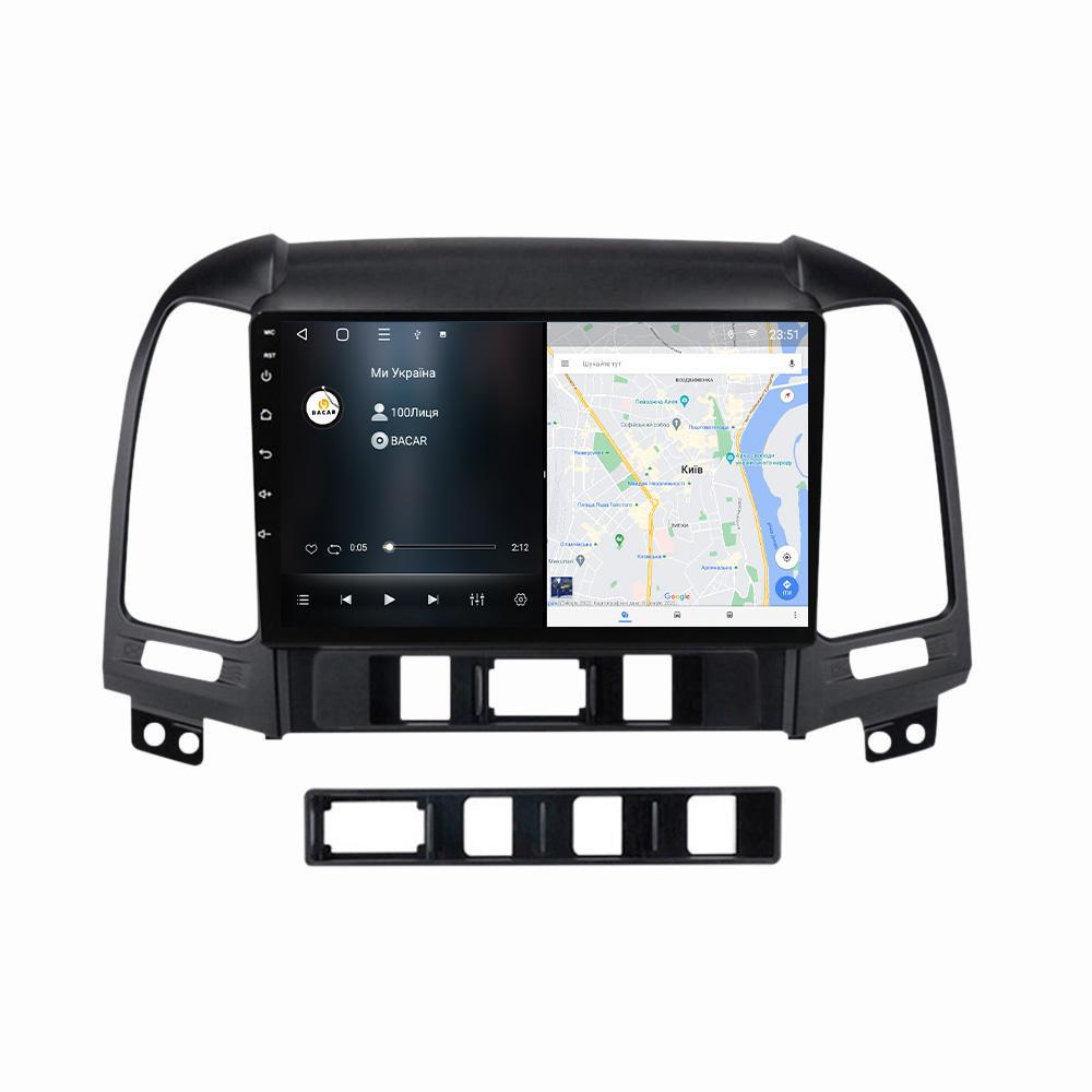 Магнітола штатна BACAR для Hyundai Santa Fe 2006-2012 6/128Gb Individual (11061655) - фото 2 Магнітола штатна BACAR для Hyundai Santa Fe 2006-2012 6/128Gb Individual (11061655) - фото 2